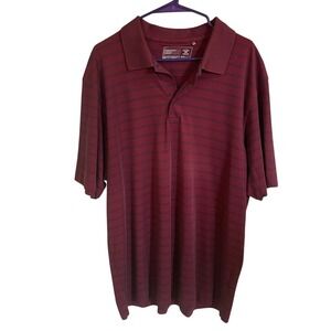 Cutter & Buck Striped Polo Shirt Mens XL CB‎ DryTec Luxe Evaporative Cooling